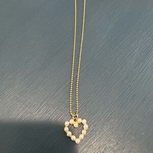 Logan Tay Pearl Heart Necklace